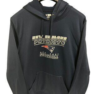 NFL New England Patriots Hooded Pullover Sweatshirt Mens Size 2XL Blue